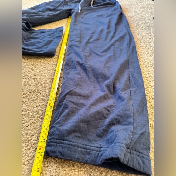 DudeRobe Blue Terry cloth lined lounge  pants Size S/M ** very warm - Picture 5 of 9